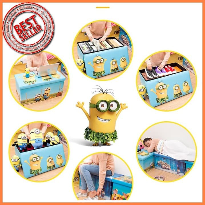 kursi lipat portable bangku lipat / bisa jadi kotak penyimpanan