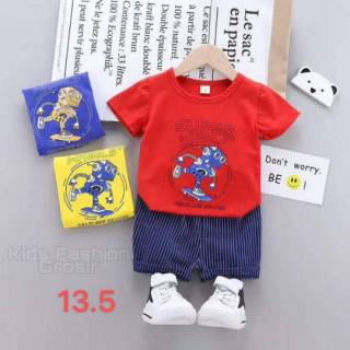 Setelan Kaos  Import  Anak Robot Shopee Indonesia 