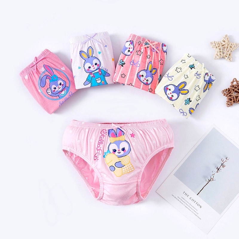 SET Celana Dalam Anak Perempuan Bahan Katun import Celana Dalam Anak Perempuan Gambar Stella Lou FREE BOX lucu Kolor Anak Cewe Murah dan Lucu