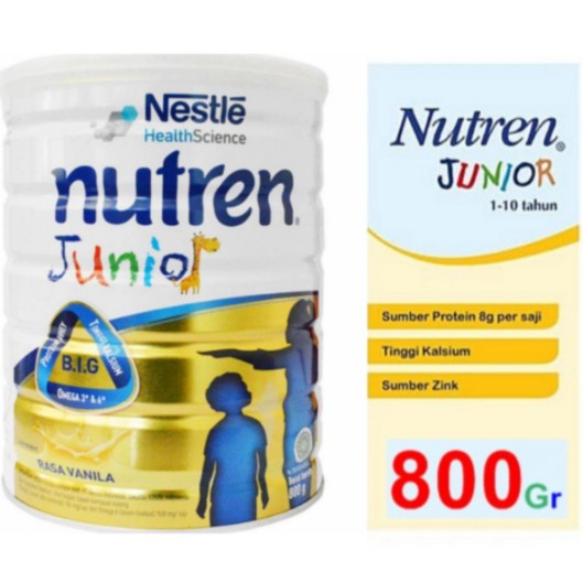 

Ee541F10 Nestle - Nutren Junior 800 Gr Vanila Susu Pertumbuhan 1 - 10 Tahun 6dd