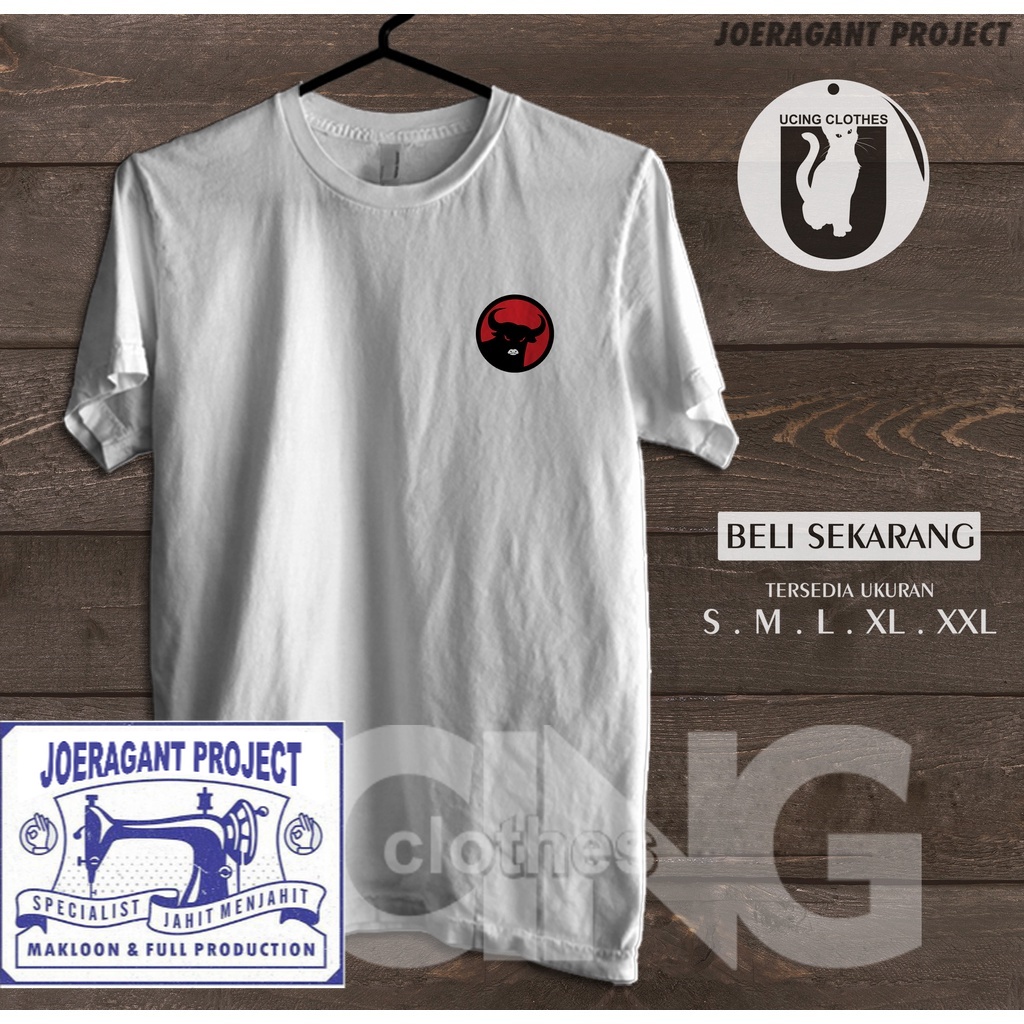 Kaos Baju PDIP Partai Demokrasi Indonesia Perjuangan Logo Kaos Distro -JP