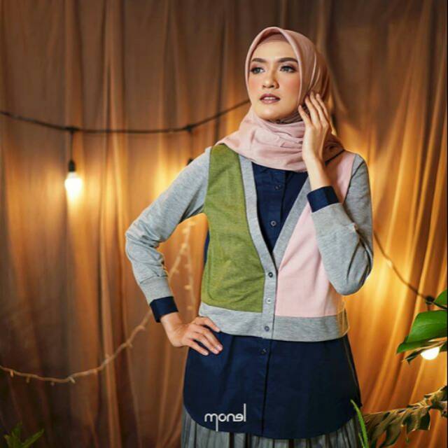 Serenity top / monel top / monel / atasan monel / kemeja monel
