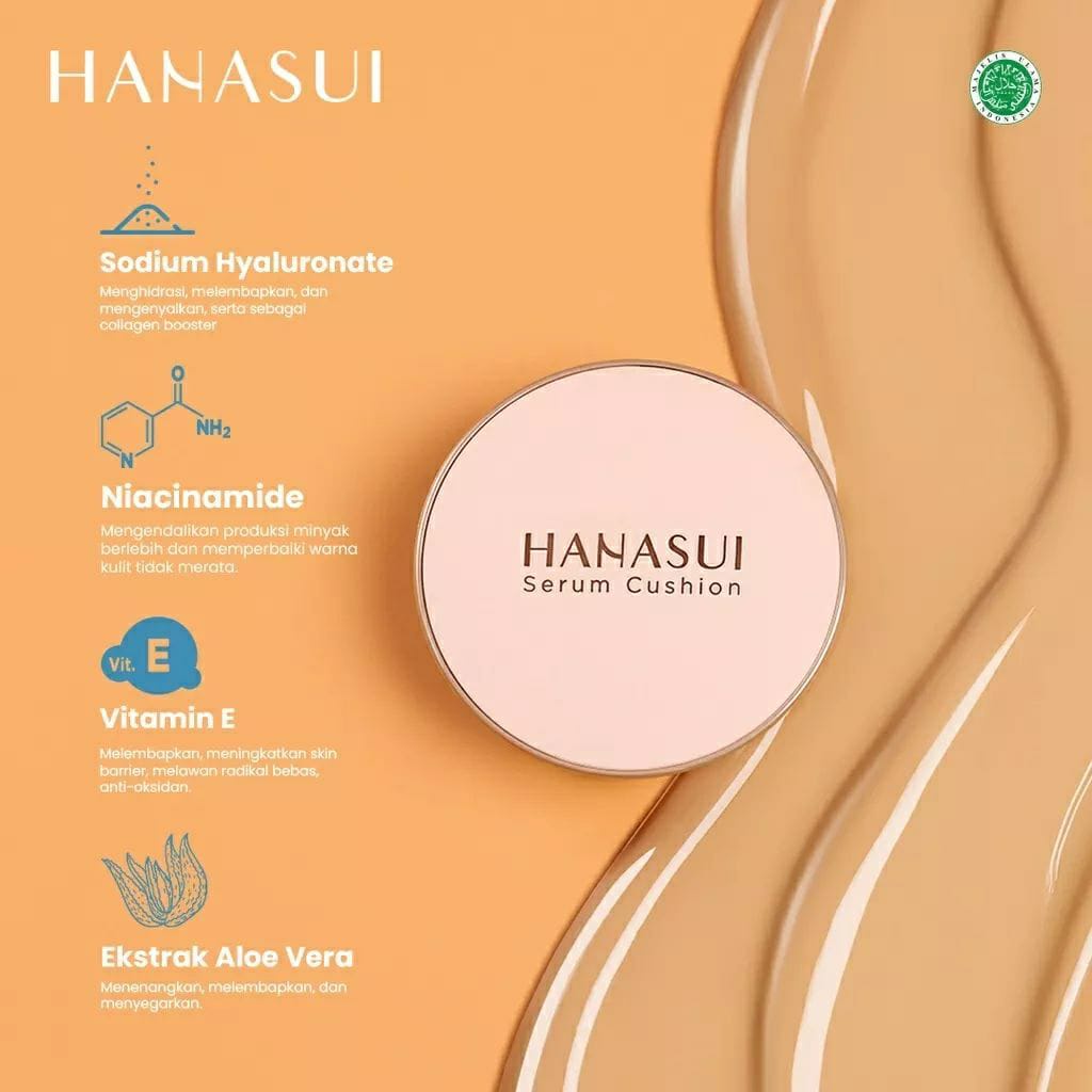 HANASUI SERUM CUSHION FULL &amp; REFILL SERIES | NETTO 15 GR