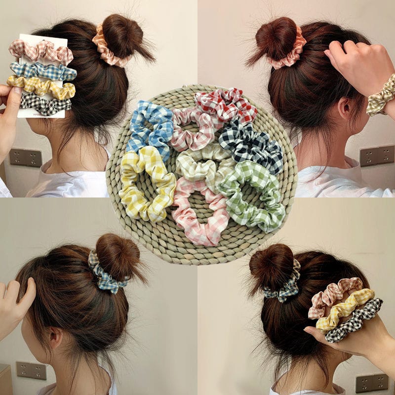 IKAT RAMBUT SCRUNCHIE WANITA ELEGAN HIGH QUALITY TEBAL ELASTIS ORIGINAL IMPORT