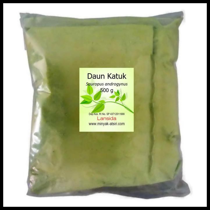 

Bubuk Daun Katuk 500G Serbuk Daun Katu Cekur Manis Sauropus Androgynus