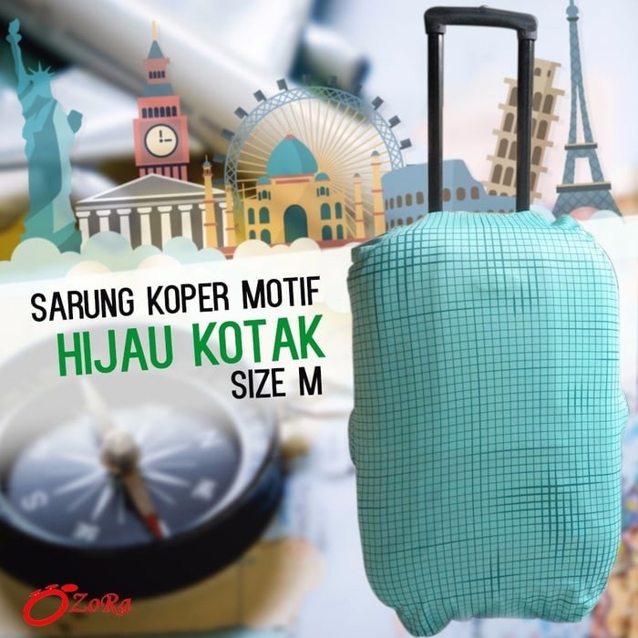 Termurah luggage cover Sarung koper elastis motif pelindung Import size L 26-28 inc ozora kartun