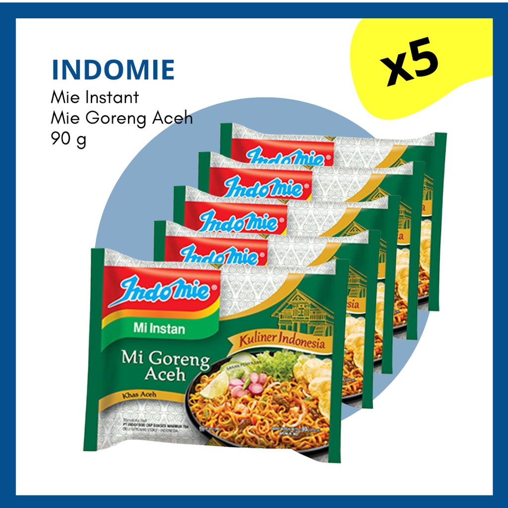

INDOMIE MIE GORENG ACEH 90 G X 5