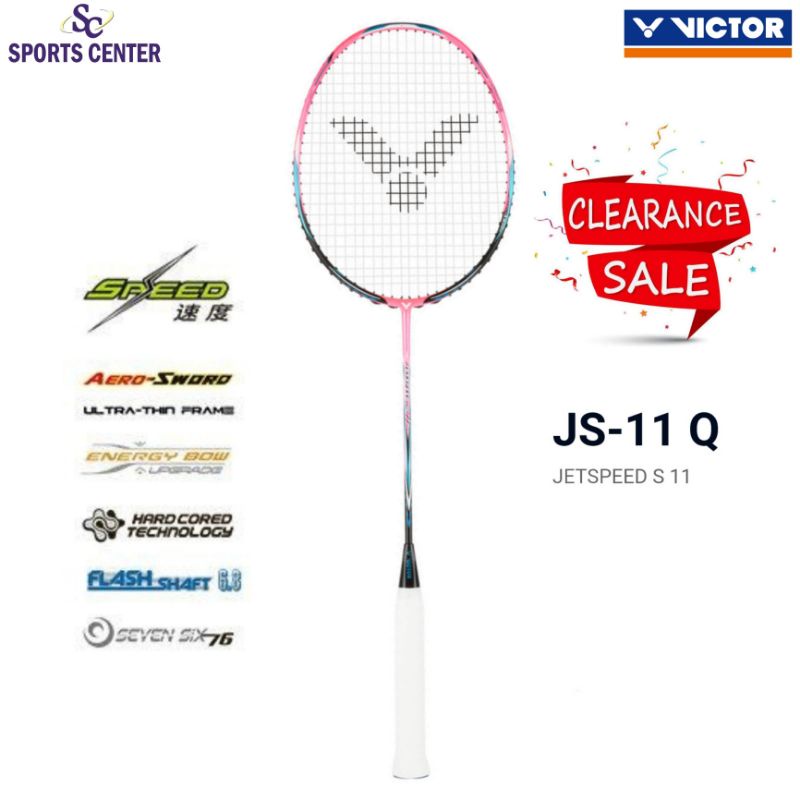 Clear Sale Raket Badminton Victor Jetspeed S 11 / JS-11 / JS11 Q