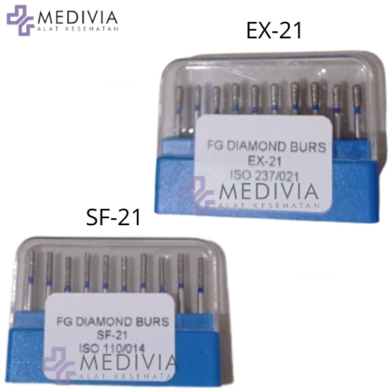 10 DIAMOND BUR (1 BOX) /BUR HIGH SPEED/ BUR GIGI DIAMON