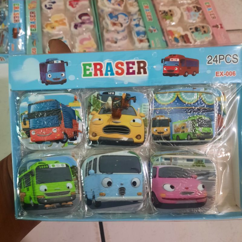 Penghapus Stip Eraser Bermotif Isi 1pcs