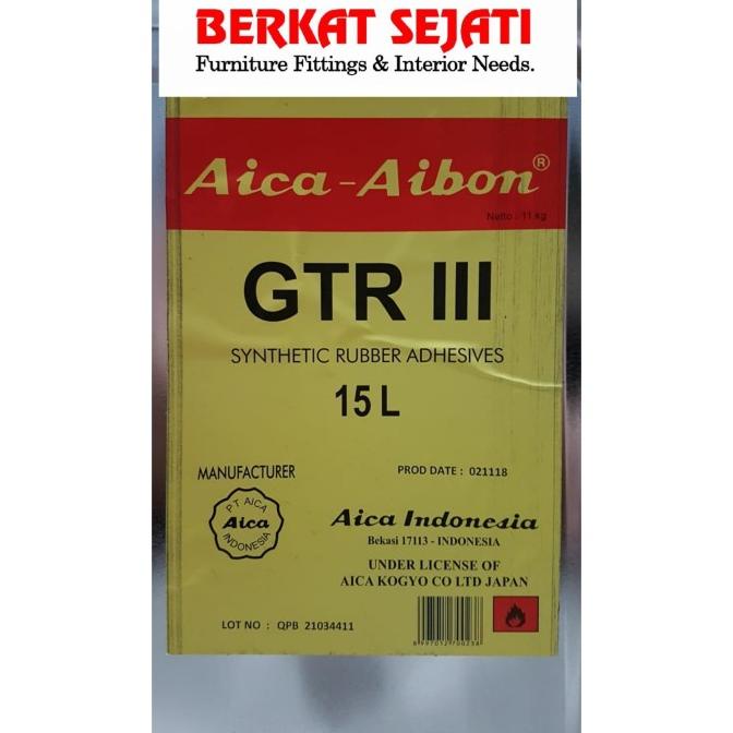 Lem Spray GTR III 3 Aica Aibon 15L / 11KG Lem Kuning Spray Hpl Fox 168