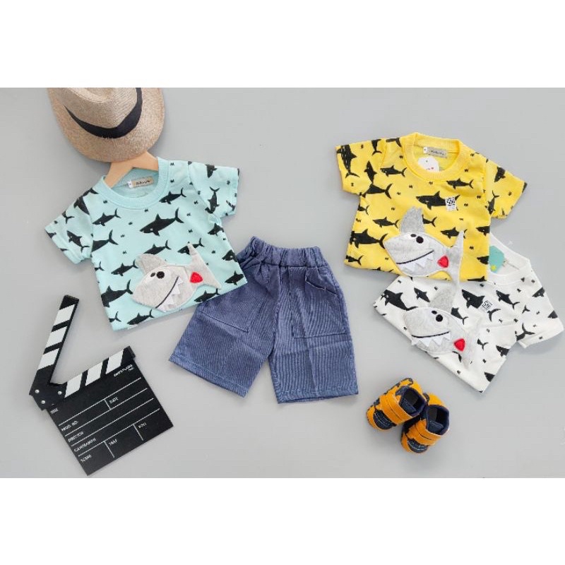 SETELAN ANAK LAKI-LAKI MI AMORE SNI SHARK