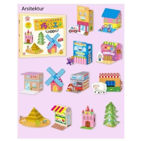 

Senikertas- Diy Melipat Origami 3D Craft - Mainan Edukasi Anak - Buku Origami - Mainan -Kertas-Seni.