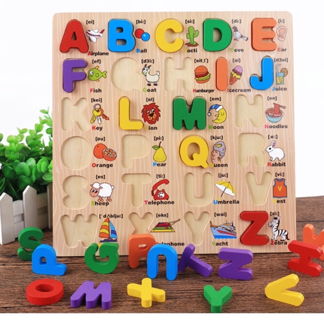 Mainan Edukatif Anak Puzzle Huruf Jumbo