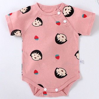 Jumper Bayi Pendek Perempuan Laki Laki Jumper Bayi Segitiga Jumpsuit Bayi Pendek-D
