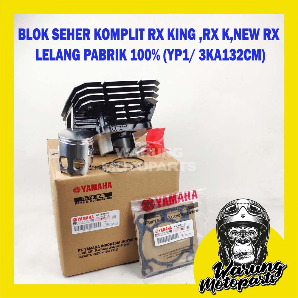 PAKET KOMPLIT RX KING BLOK MESIN RX BAK MESIN RX BLOK RX KING ,NEW RX YP1/ 3KA132CM (FREE TOP SET)