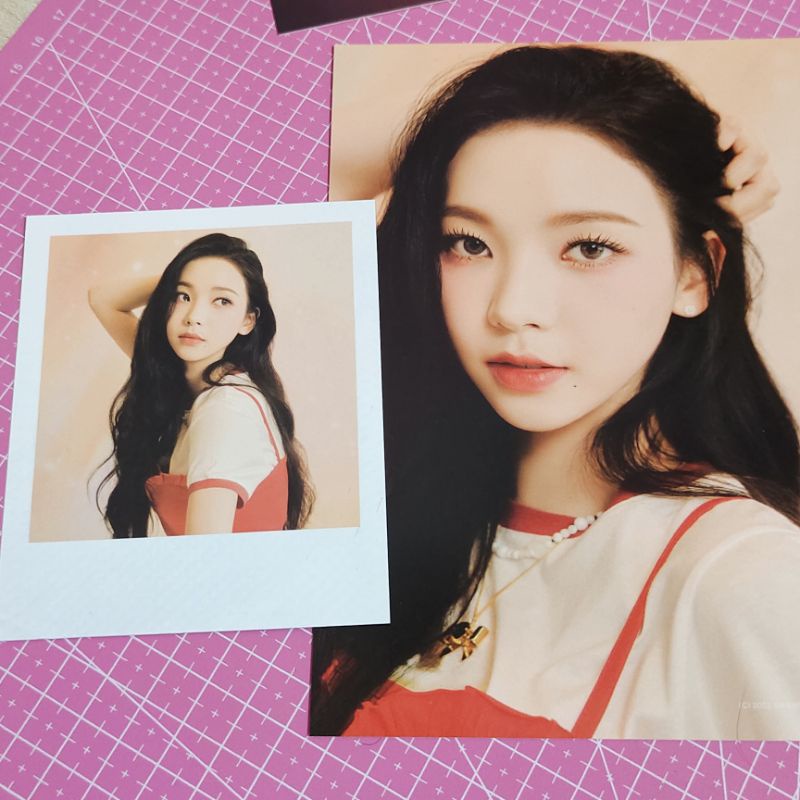 Polaroid + postcard karina photopack sg22 aespa pp