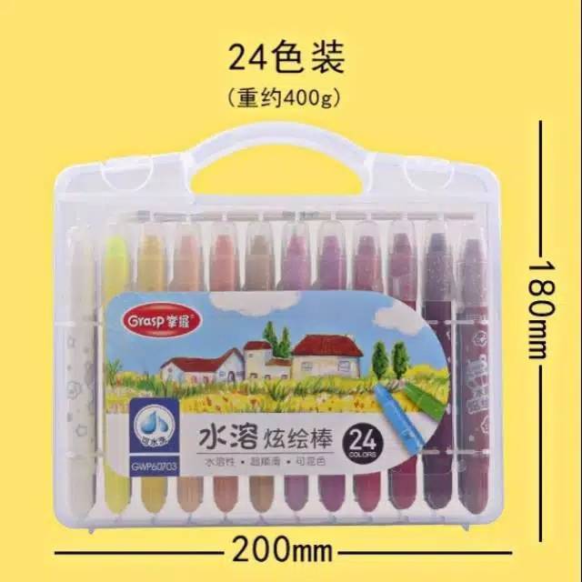 

Crayon grasp 24 mata sedang hemat lebay