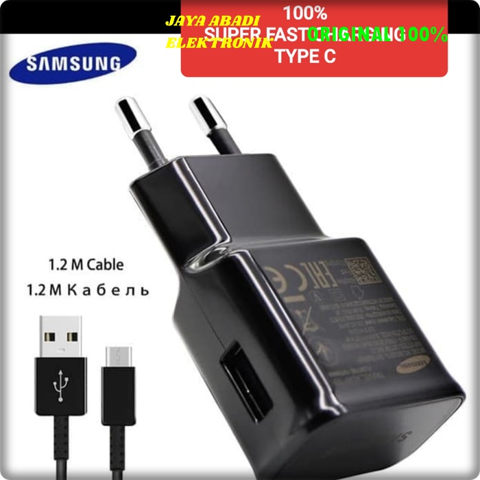 J09 SAMSUNG ORIGINAL ADAPTOR CHARGER SATU SET KABEL DATA USB TYPE C 15 WATT SUPPORT FAST CHARGING ADAPTOR ADAPTER TRAVEL CASAN FLASH CHARGE quallcomm multi universal volt gadget kabel data quick charge BISA SEGALA MERK HANDPHONE YANG SPCKET TYPE C