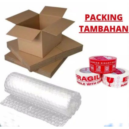 PACKING TAMBAHAN KARDUS PACKING DUS+BARBER PLASTIK TAMBAHAN UNTUK PAKET  FEZONE