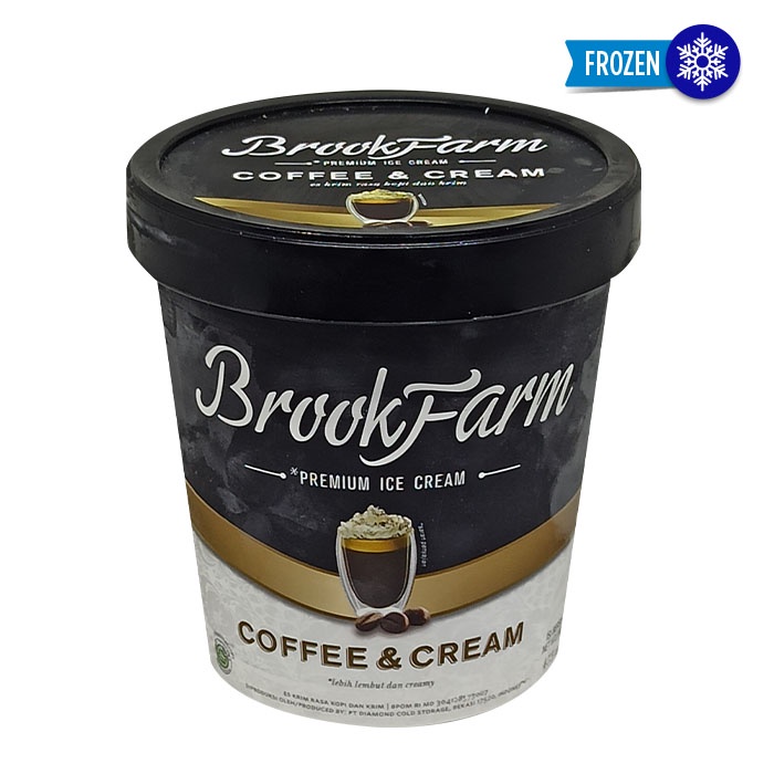 Brookfarm Ice cream Coffee &amp; Cream 473 ML