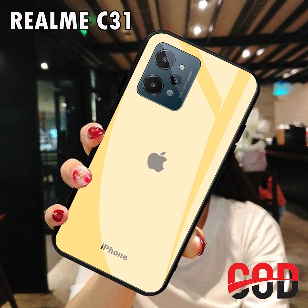 Softcase Kaca Realme C31 - Casing Hp Realme C31  - Case Hp Realme C31 - Softcase Realme C31 [H01]