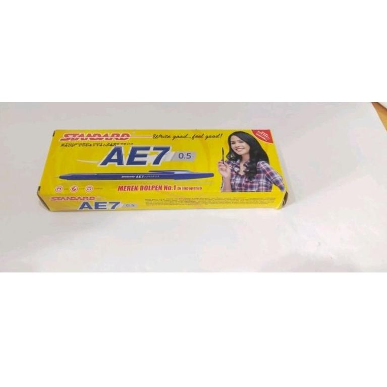 

(WeS➨) ⭐️ Pulpen standard AE7 0.5mm ( 12 pcs ) |Terupdate