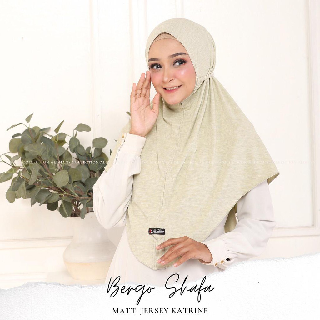 Jilbab Bergo Shafa  Matt Jersey Katrin Original By Al-Dhans