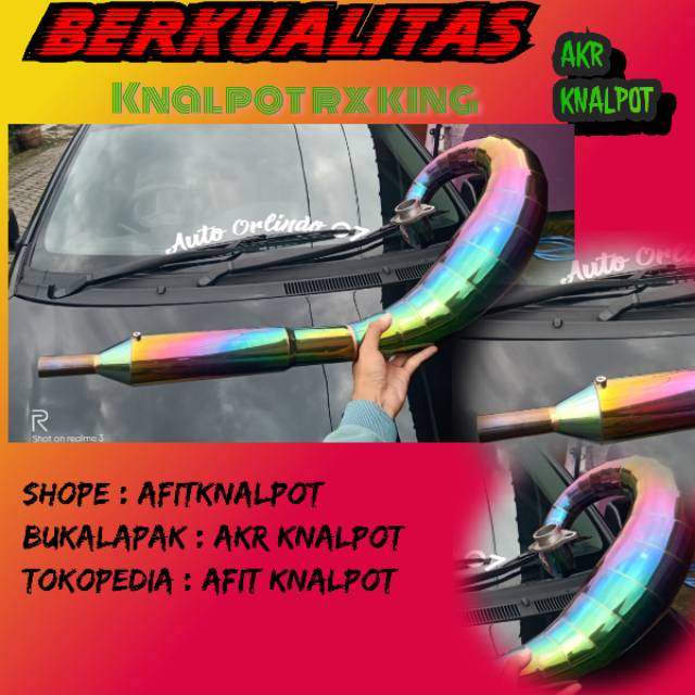 Knalpot Lobster rx king Knalpot RxKing Knalpot Udang Kontes Rx King Knalpot Custom Stainless