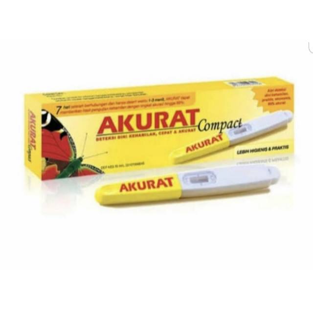 Akurat compact test pack ( uji kehamilan )