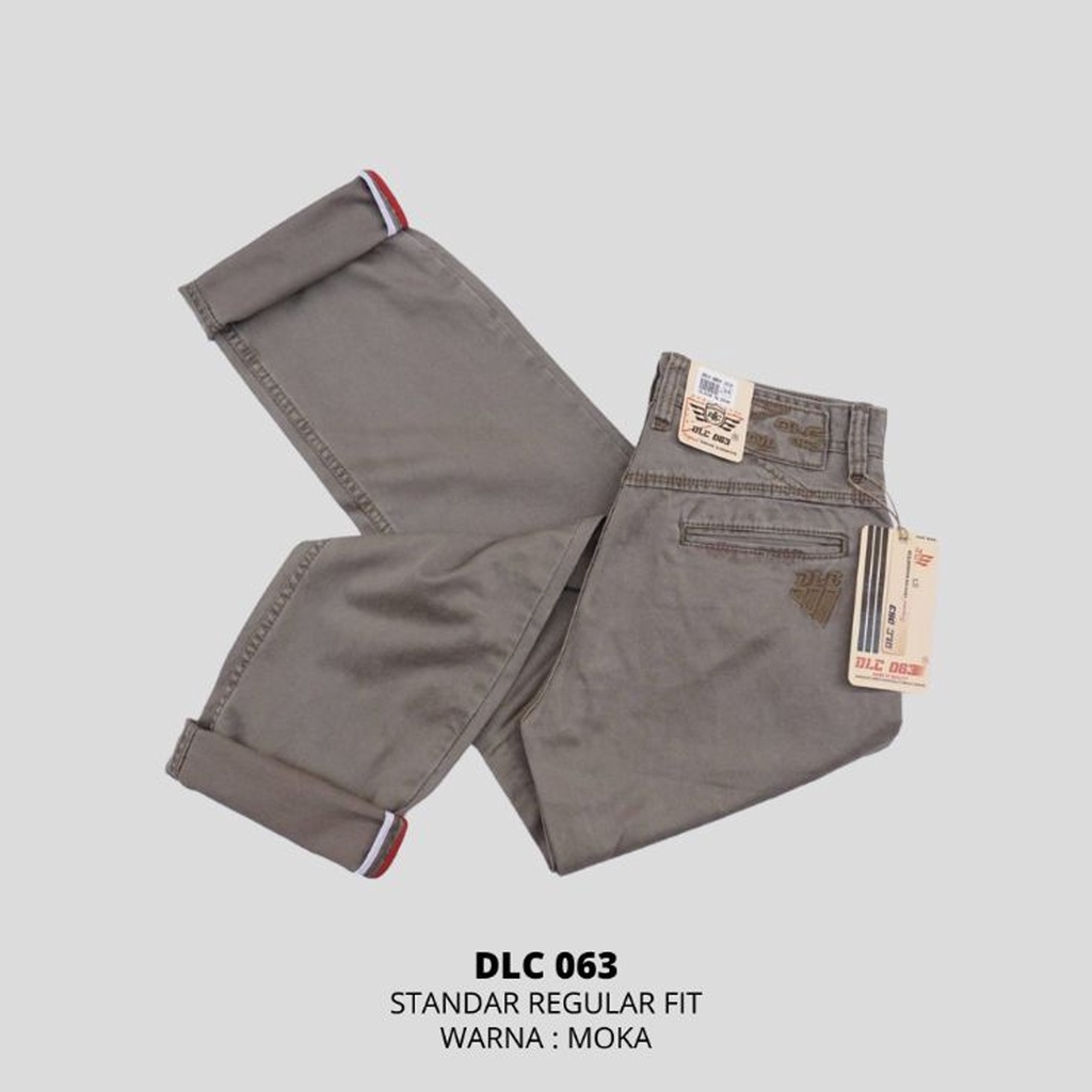 Celana Panjang Chinos Kanvas Dlc063 original reguler standar terbaru Ori asli Reguler Standart Chinos Cardinal