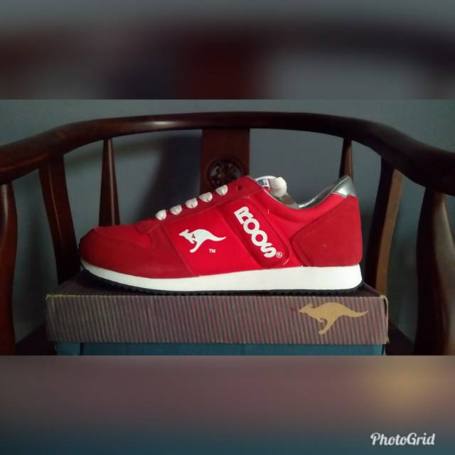 Sepatu KANGAROOS COMBAT RED Original Guarantee