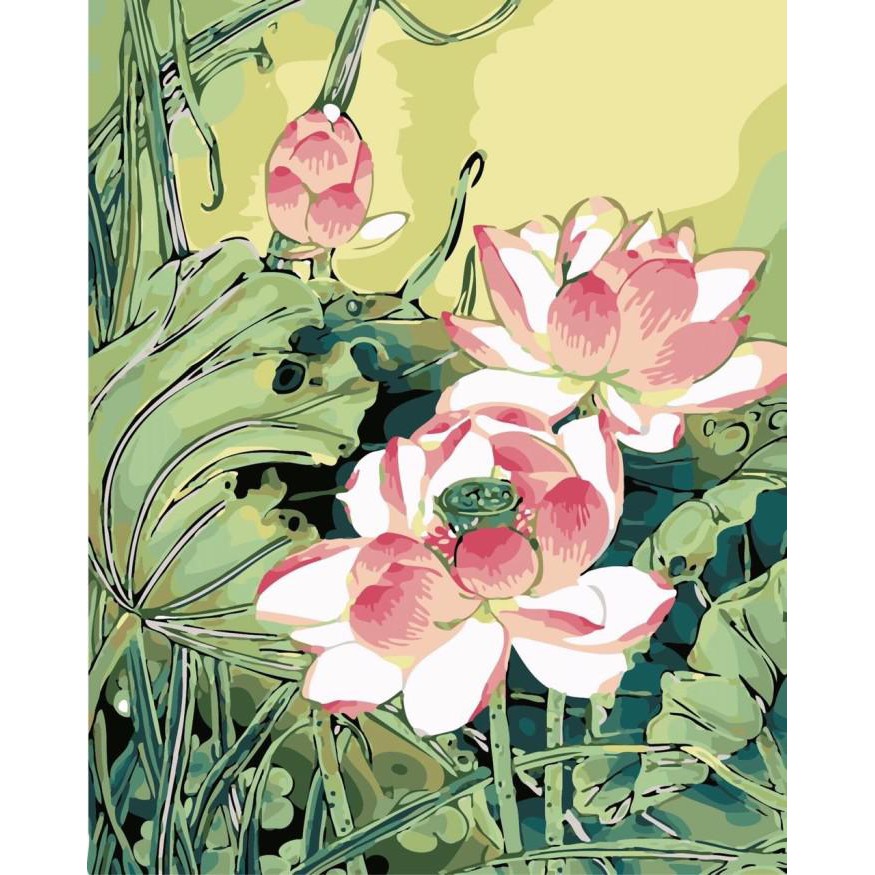 

Art / Diy Painting By Number 40X50Cm Unframed - Japan Classic Paintings - Pnorcl02