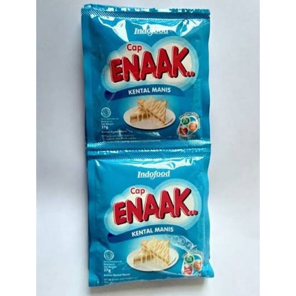 

Susu Bendera Kental Manis Enak Rasa Putih Eceran Sachet 37 gr