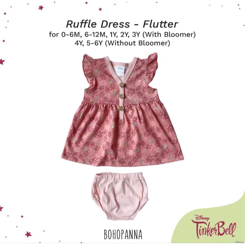 Ruffle Dress Disney Bohopanna B21