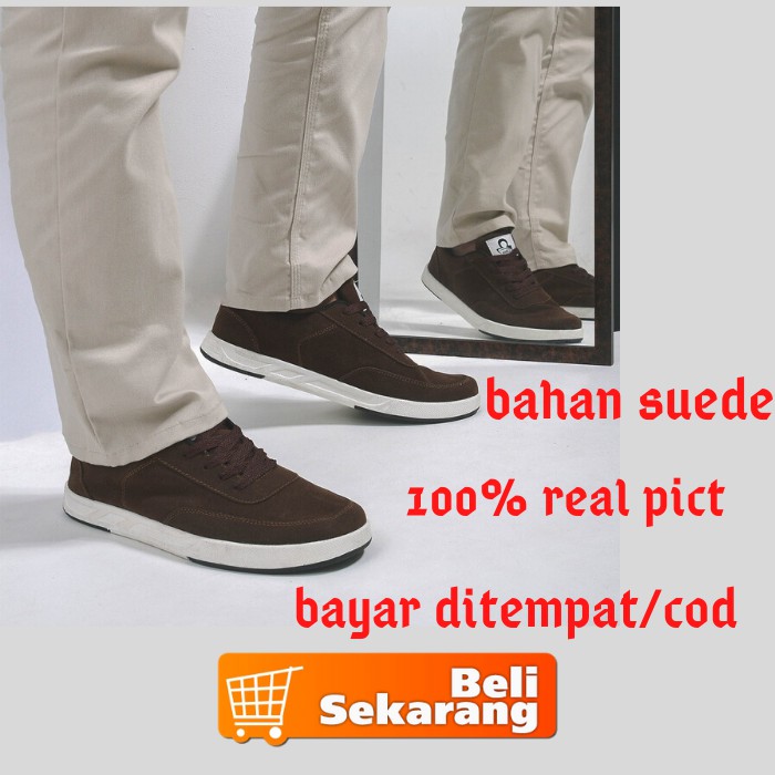 SEPATU SUEDE PRIA SNEAKERS SUEDE SNEAKER SUEDE BAHAN SUEDE SNEKER SNEKERS PRIA SHOES SUEDE