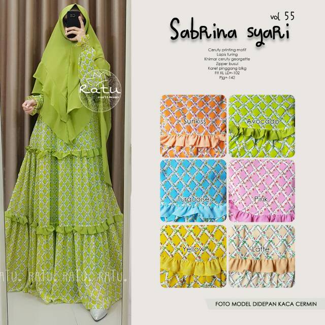 SET GAMIS SABRINA SYAR'I RATU