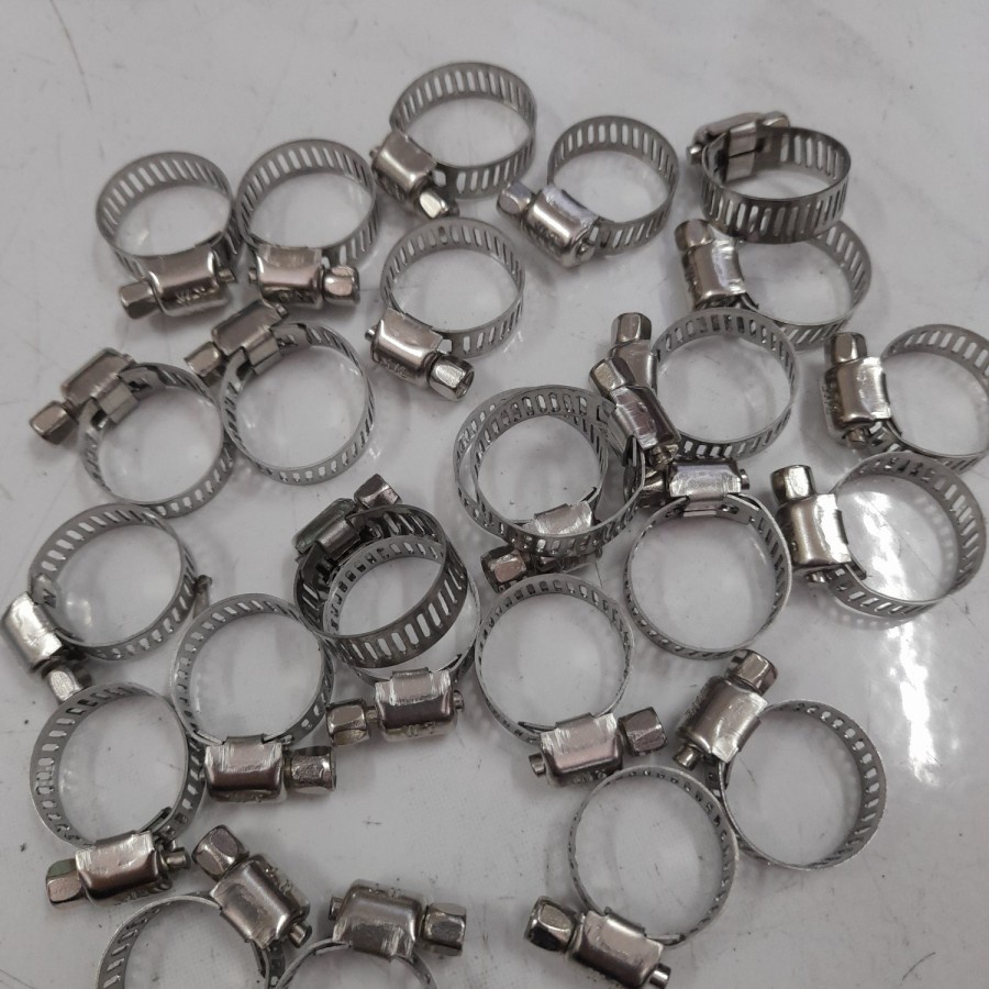 Klem Selang Gas/Selang Air TAIWAN 1&quot; Mata obeng PLUS Hose Clamp