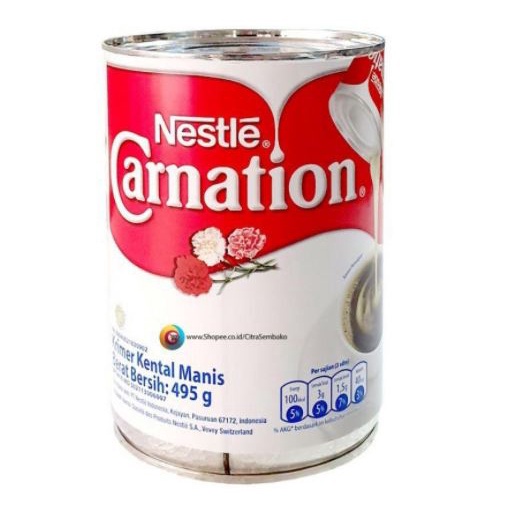 

susu kental manis carnation 495gr ( kemasan besar)