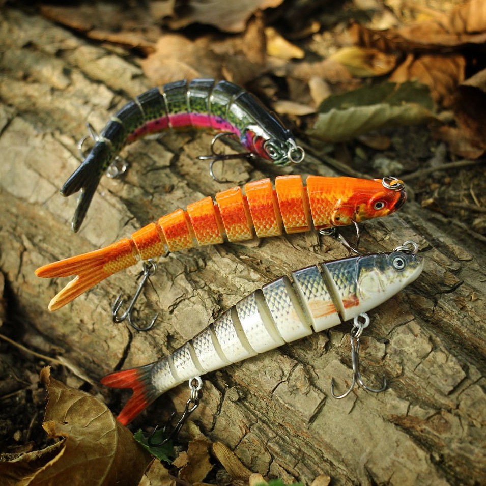 Minnow Umpan Casting Sungai Muara dan Laut 10cm 11,4gr Jointed lure  JM035