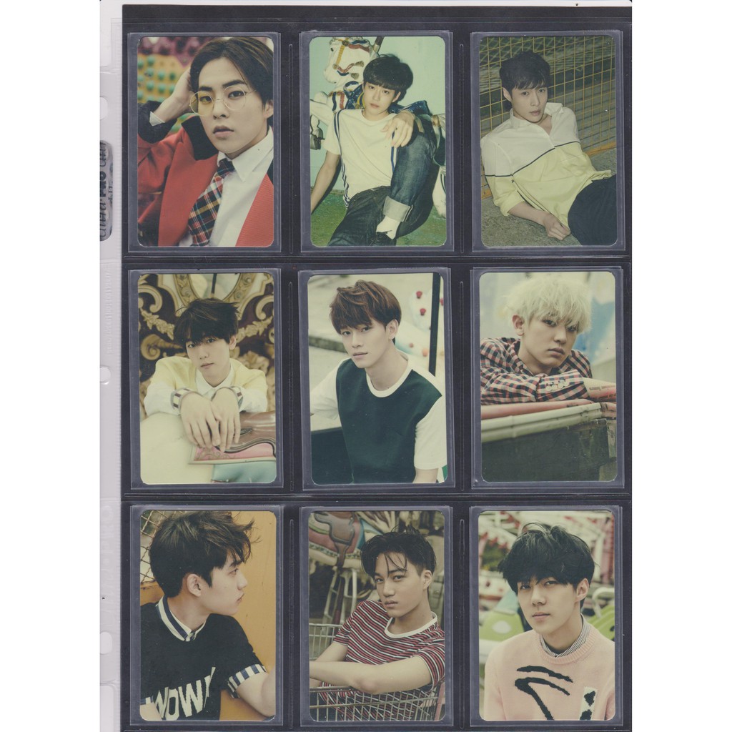 OFFICIAL EXO LOVE ME RIGHT COEX PHOTOCARDS