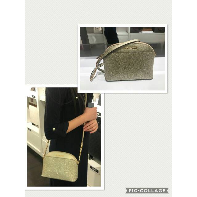 MK Emmy crossbody med gold