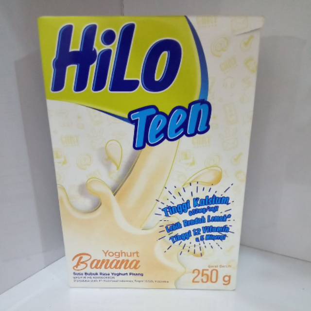 

HiLo Teen Rasa Yogurt Banana 250gr