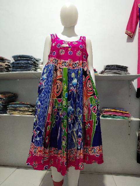 Daster rasa Gaun Daster Klok/Payung brand Kencana Ungu