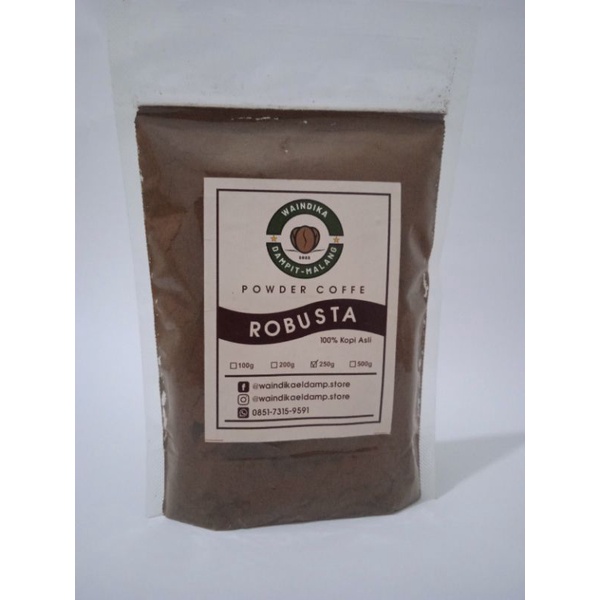 

Kopi Robusta (Powder Coffe) Dampit-Malang 250 g
