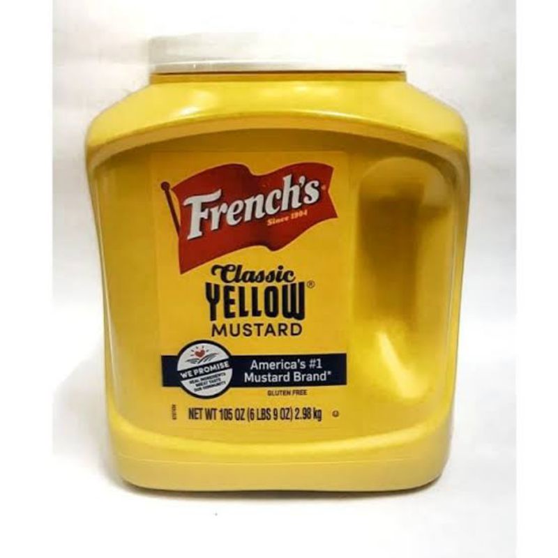 

FRENCH CLASSIC YELLOW MUSTARD 2,98KG