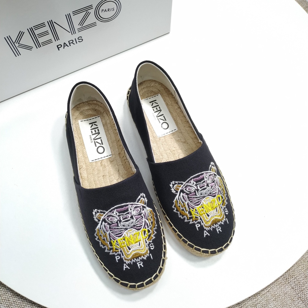 (100% ORIGINAL) Sepatu Wanita Kenzo Embroidered uppers ladies casual shoes flat shoes fisherman shoe