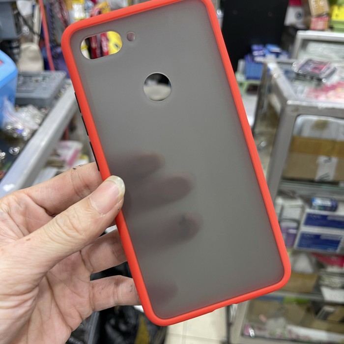 XIAOMI MI 8 LITE PREMIUM BUMPER HYBRID DOVE CASE BAHAN ANTI PECAH