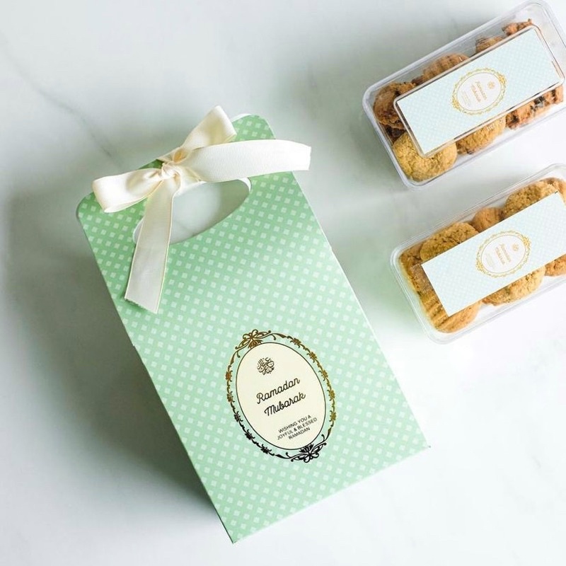 

Kotak Hamper Dus Kue Ramadhan Idul Fitri / Gift Bag 2 Toples / Box Kue Kering Cookies Lebaran