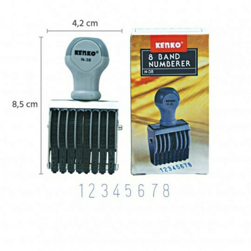 

Stempel / Cap Nomor/Angka Kenko / Stamo Number Kenko N-38